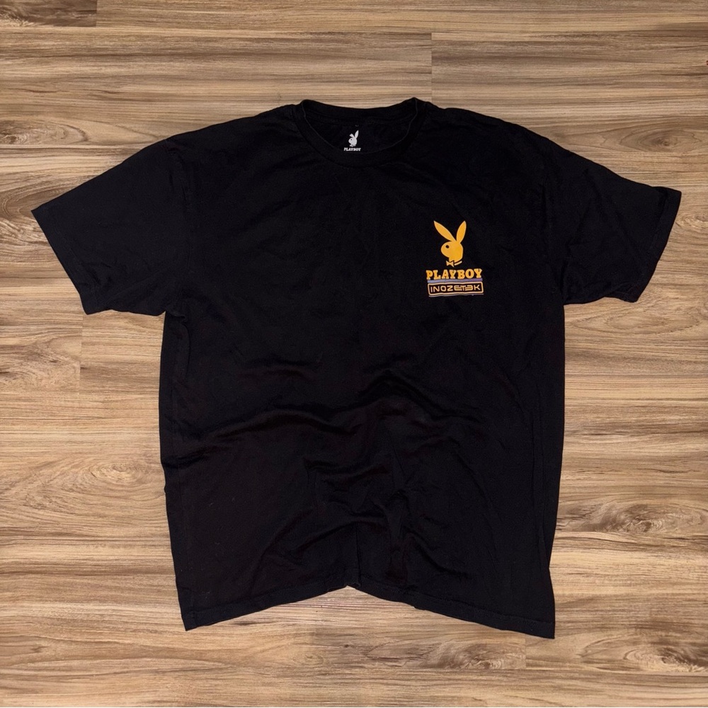 Playboy Inozetek Car Graphic Tee Streetwear Y2K Racer Aesthetic